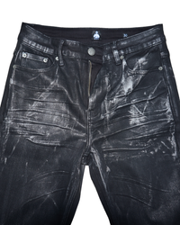 [03] residue denim jeans