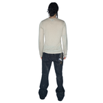 [03] residue denim jeans
