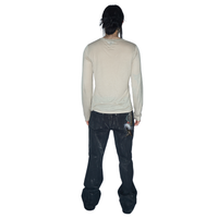 [03] residue denim jeans