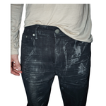 [03] residue denim jeans