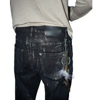 [03] residue denim jeans